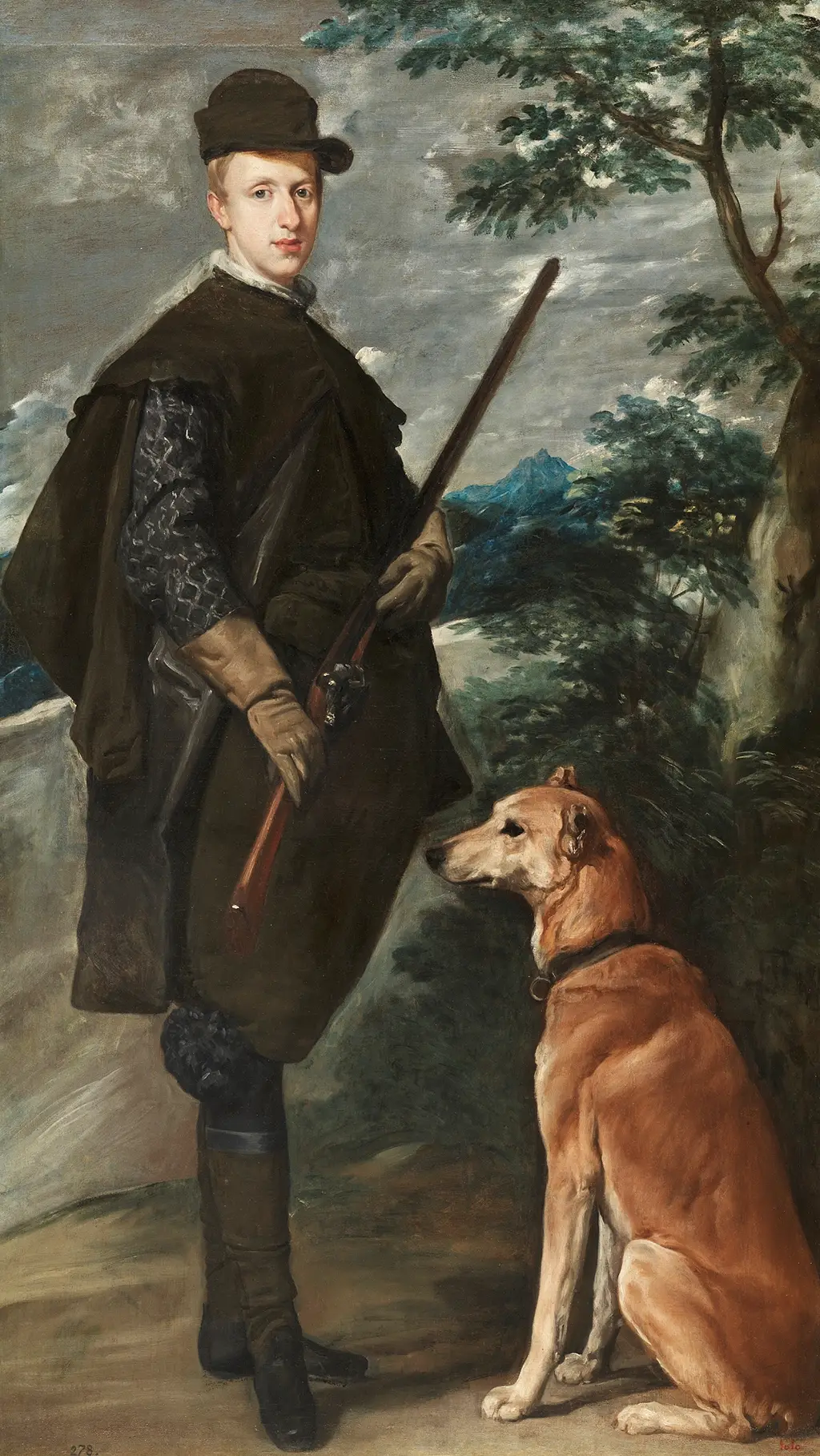 Cardinal-Infante Ferdinand of Austria in Hunting Dress in Detail Diego Velazquez